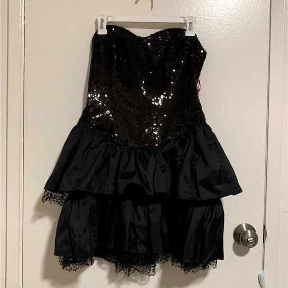 Betsey Johnson | Dresses | Betsey Johnson Black Sequin Dress | Poshmark